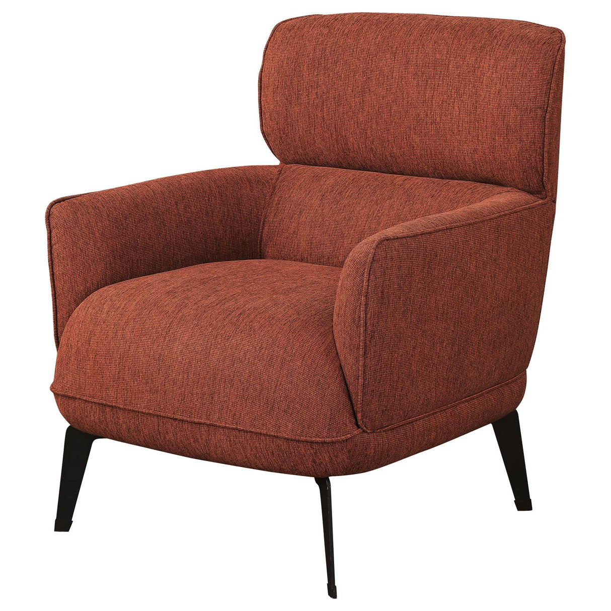 Andrea Heavy Duty High Back Accent Chair Orange - 903081 - Luna Furniture