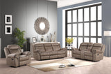 Andres Brown - 3pc Reclining Living Room Set - Andres Brown - Luna Furniture