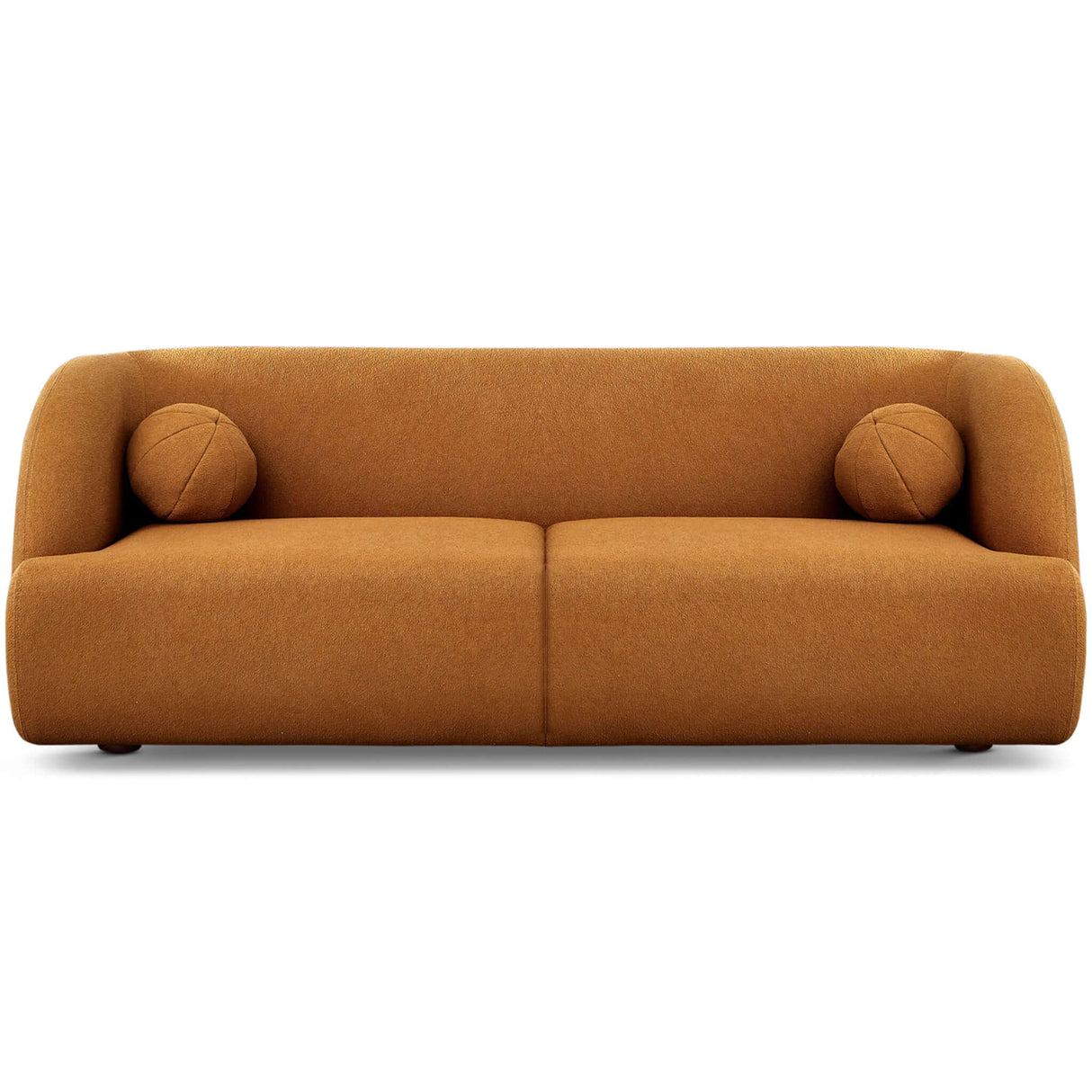 Anna French Boucle Sofa Burnt Orange - AFC00236 - Luna Furniture