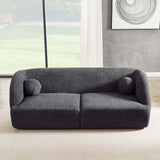 Anna French Boucle Sofa Grey - AFC01883 - Luna Furniture