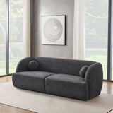 Anna French Boucle Sofa Grey - AFC01883 - Luna Furniture