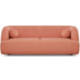 Anna French Boucle Sofa Pink - AFC00182 - Luna Furniture