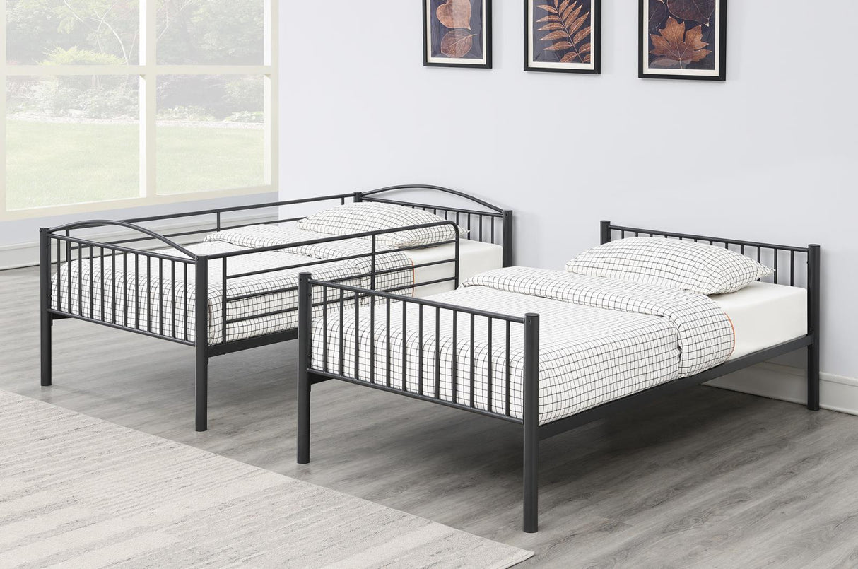 Anson Twin over Twin Bunk Bed with Ladder - 400739T - Luna Furniture