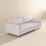 Anthony Mid-Century Modern Beige Linen Sofa - AFC00183 - Luna Furniture