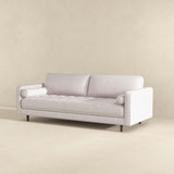 Anthony Mid-Century Modern Beige Linen Sofa - AFC00183 - Luna Furniture