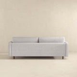 Anthony Mid-Century Modern Light Grey Pillow Back Fabric Sofa - SOF-DAP-LIN-LGRY - Luna Furniture