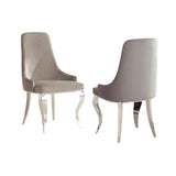 Antoine Upholstered Demi Arm Dining Chairs, Set of 2 from Coaster - Luna Furniture