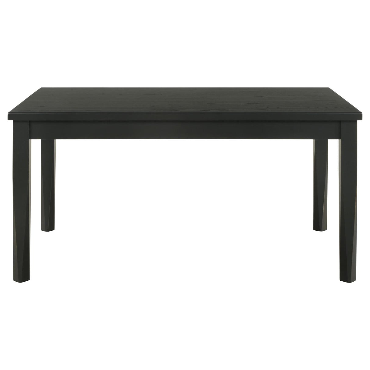 Appleton Rectangular Wood Dining Table Black Washed from Coaster - Luna Furniture