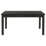 Appleton Rectangular Wood Dining Table Black Washed from Coaster - Luna Furniture