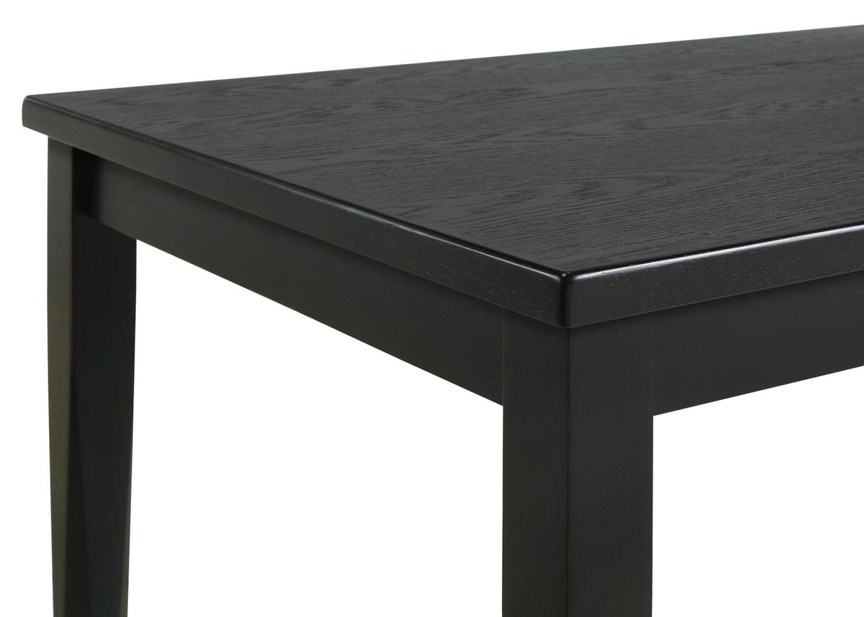 Appleton Rectangular Wood Dining Table Black Washed from Coaster - Luna Furniture