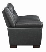 Arabella Pillow Top Upholstered Chair Grey - 506593 - Luna Furniture