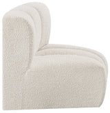 Arc Boucle Fabric Modular Chair Cream from Meridian - Luna Furniture