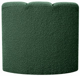 Arc Boucle Fabric Modular Chair Green from Meridian - Luna Furniture