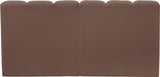 Arc Faux Leather 2pc. Sectional Brown from Meridian - Luna Furniture