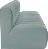 Arc Faux Leather 4pc. Sectional Mint from Meridian - Luna Furniture