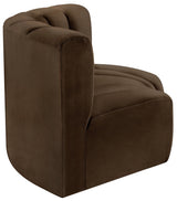 Arc Velvet 2pc. Sectional Brown from Meridian - Luna Furniture