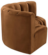 Arc Velvet 3pc. Sectional Saddle from Meridian - Luna Furniture