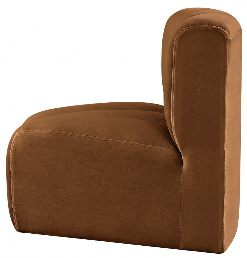 Arc Velvet Modular Chair Saddle from Meridian - Luna Furniture