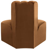 Arc Velvet Modular Chair Saddle from Meridian - Luna Furniture