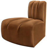 Arc Velvet Modular Chair Saddle from Meridian - Luna Furniture