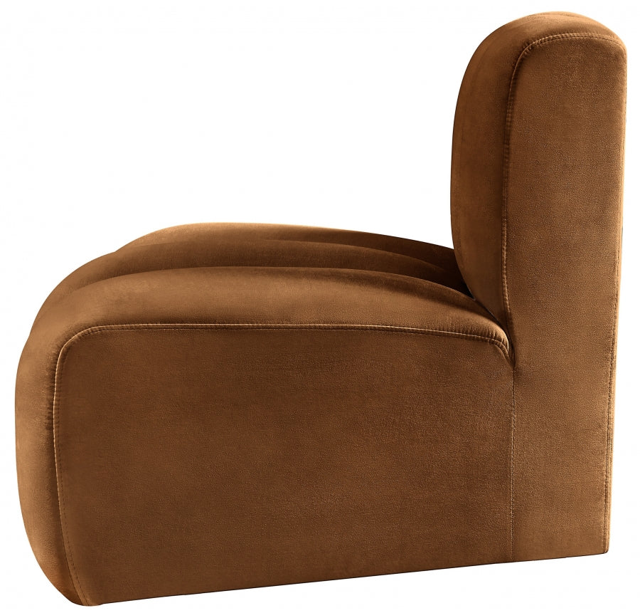 Arc Velvet Modular Chair Saddle from Meridian - Luna Furniture