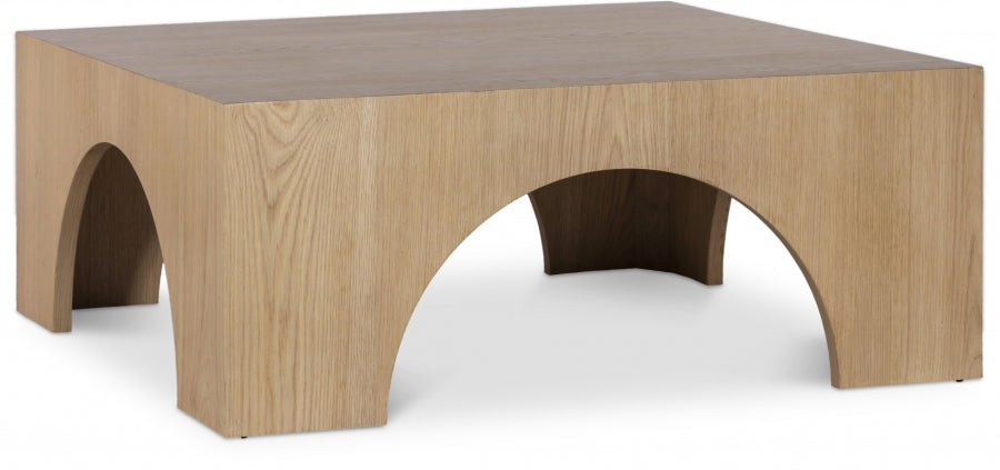 Arch Coffee Table Natural from Meridian - Luna Furniture