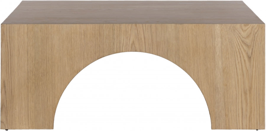 Arch Coffee Table Natural from Meridian - Luna Furniture