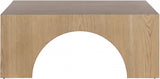 Arch Coffee Table Natural from Meridian - Luna Furniture