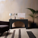 Arch Console Table Black from Meridian - Luna Furniture