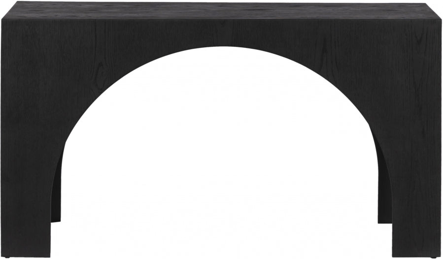 Arch Console Table Black from Meridian - Luna Furniture