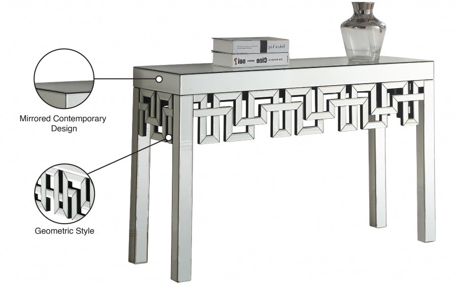 Aria Console Table from Meridian - Luna Furniture