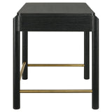 Arini 2-drawer Vanity Desk Makeup Table Black - 224337 - Luna Furniture