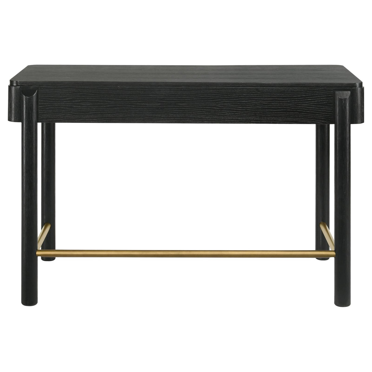 Arini 2-drawer Vanity Desk Makeup Table Black - 224337 - Luna Furniture