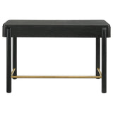 Arini 2-drawer Vanity Desk Makeup Table Black - 224337 - Luna Furniture