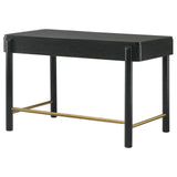 Arini 2-drawer Vanity Desk Makeup Table Black - 224337 - Luna Furniture