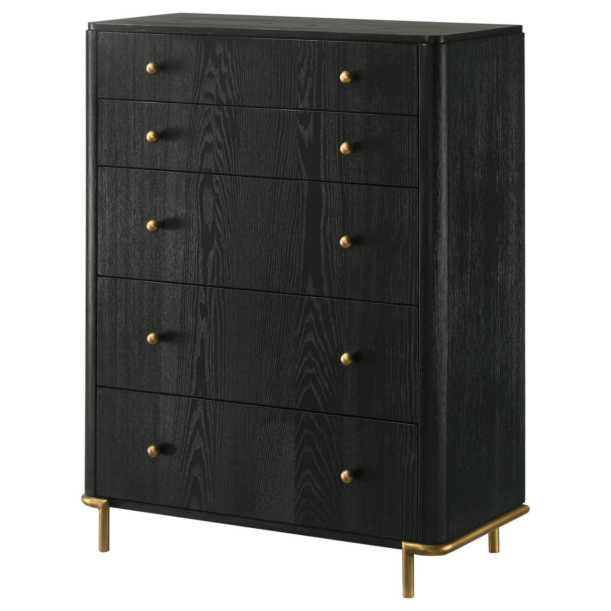 Arini 5-drawer Bedroom Chest Black - 224335 - Luna Furniture