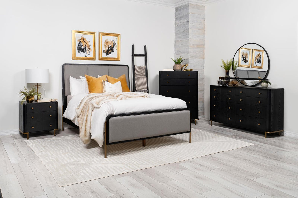 Arini 5-piece Queen Bedroom Set Black and Grey - 224331Q-S5 - Luna Furniture