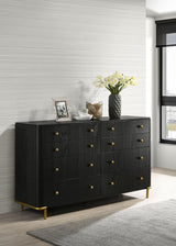 Arini 8-drawer Bedroom Dresser Black - 224333 - Luna Furniture