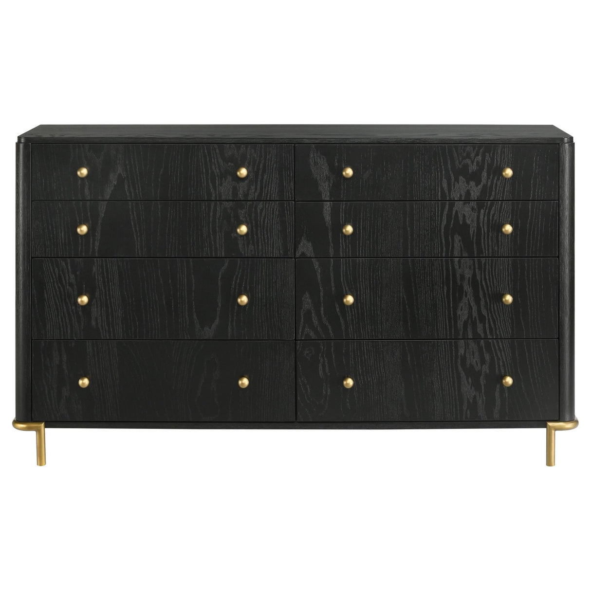 Arini 8-drawer Bedroom Dresser Black - 224333 - Luna Furniture