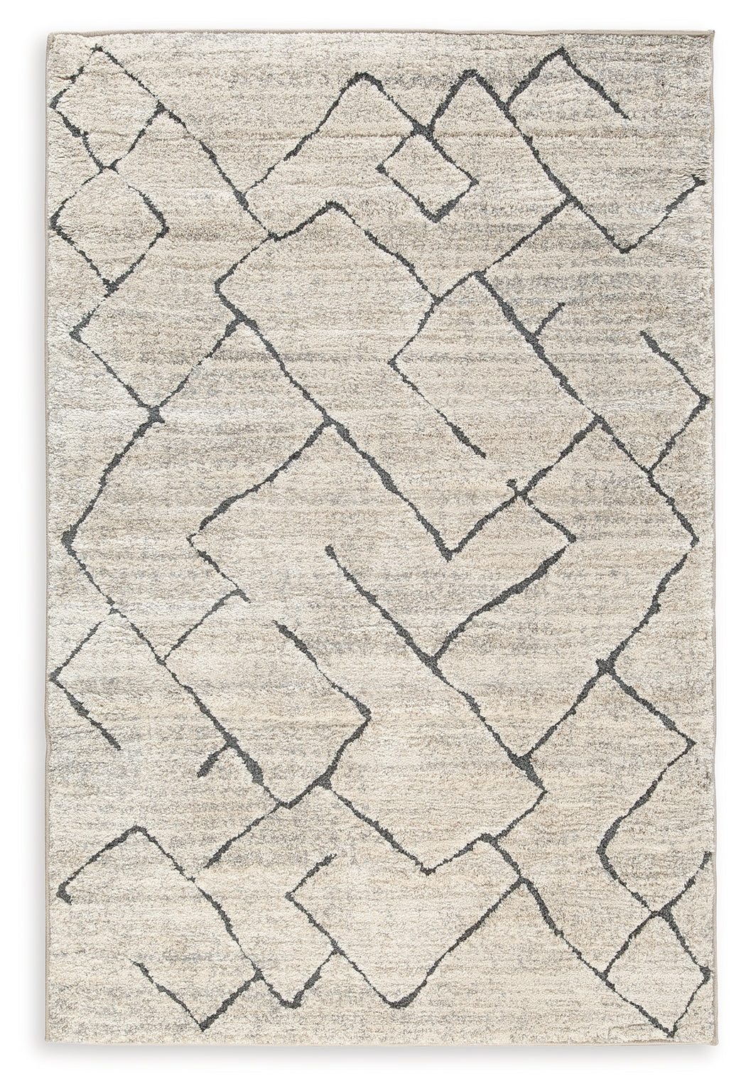 Ashbertly Gray/Cream Medium Rug from Ashley - Luna Furniture