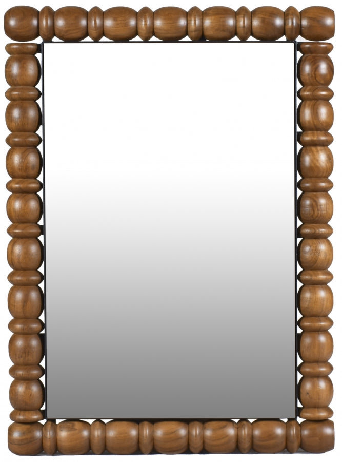 Aubrey Mirror Brown from Meridian - Luna Furniture