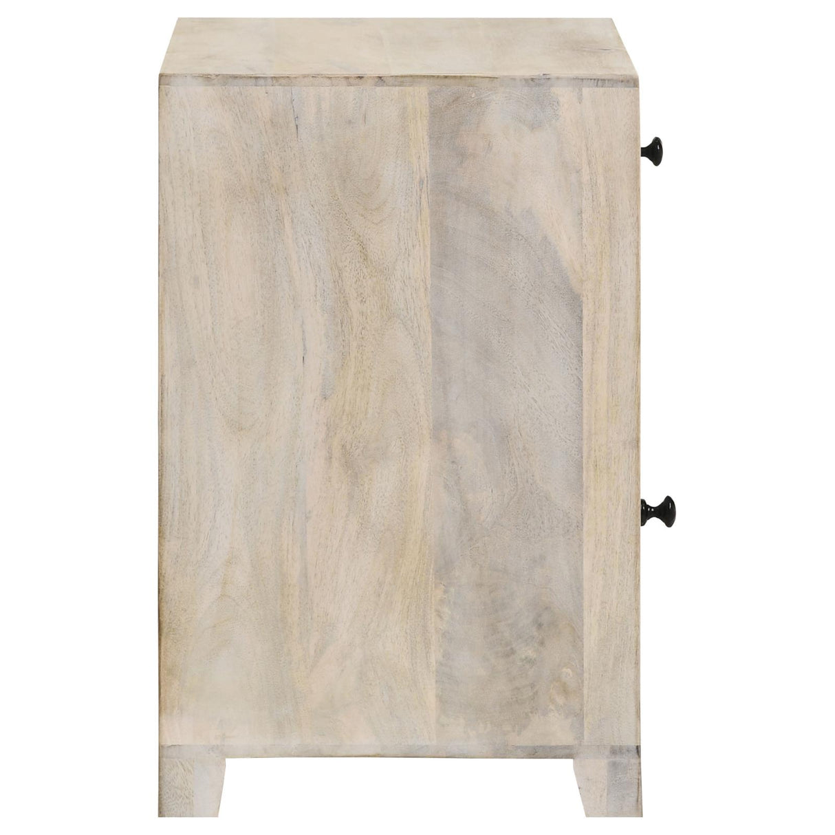 August White Washed 1-Door Accent Cabinet from Coaster - Luna Furniture