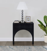 August Nightstand Black from Meridian - Luna Furniture