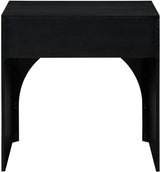 August Nightstand Black from Meridian - Luna Furniture