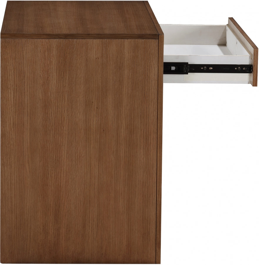 August Nightstand Brown from Meridian - Luna Furniture