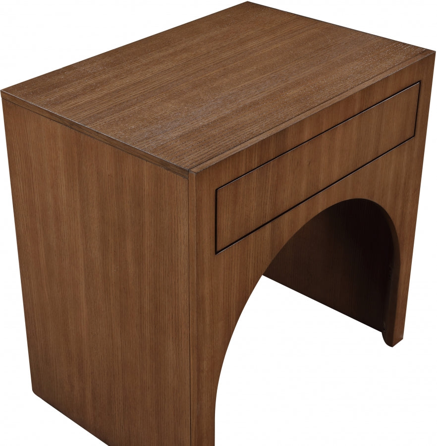 August Nightstand Brown from Meridian - Luna Furniture