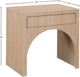 August Nightstand Natural from Meridian - Luna Furniture