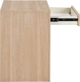 August Nightstand Natural from Meridian - Luna Furniture