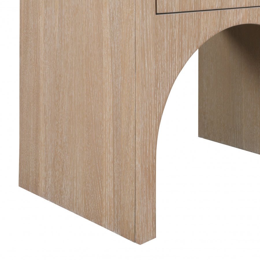 August Nightstand Natural from Meridian - Luna Furniture