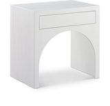 August Nightstand White from Meridian - Luna Furniture